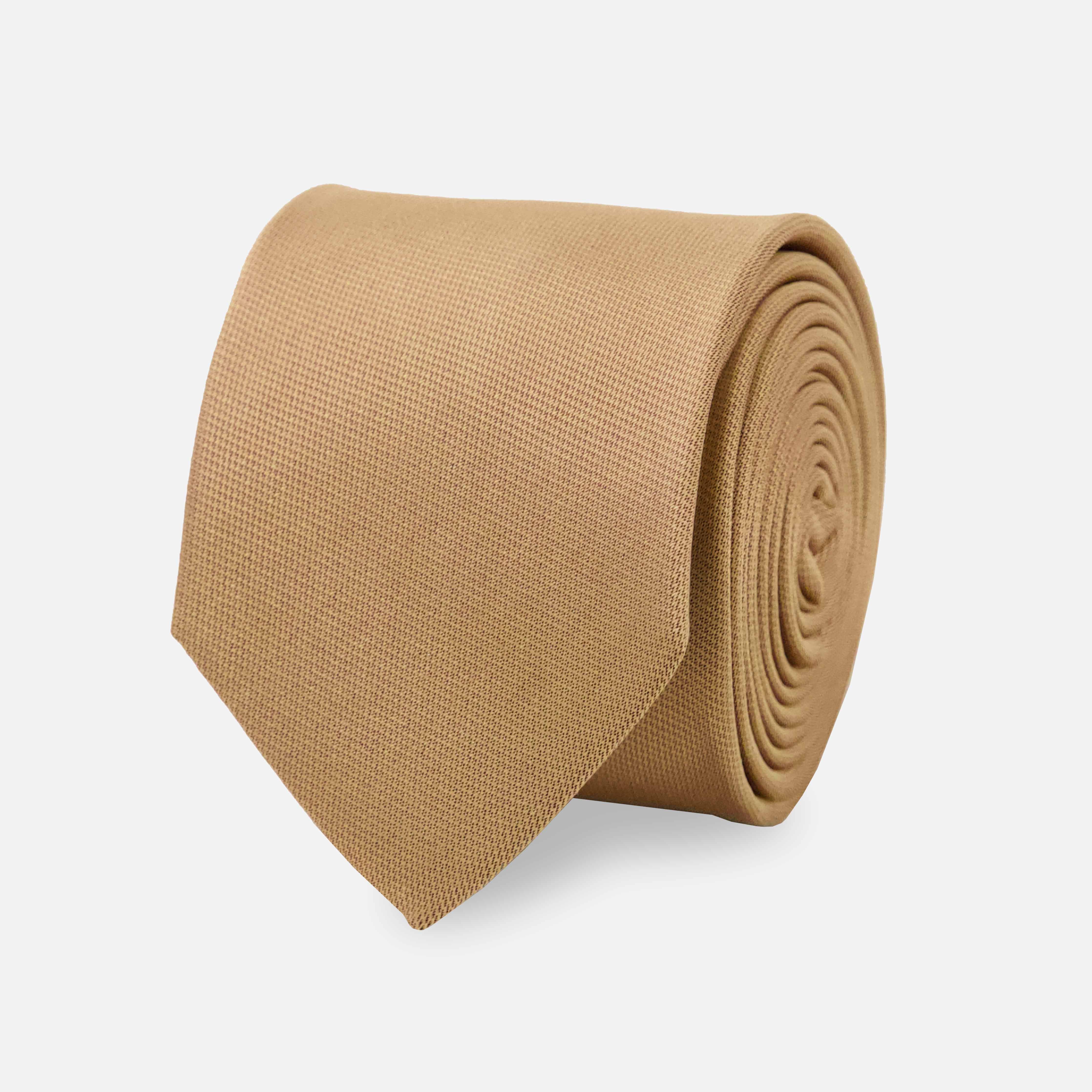 Mumu Weddings - Desert Solid True Gold Tie sold by The Tie Bar