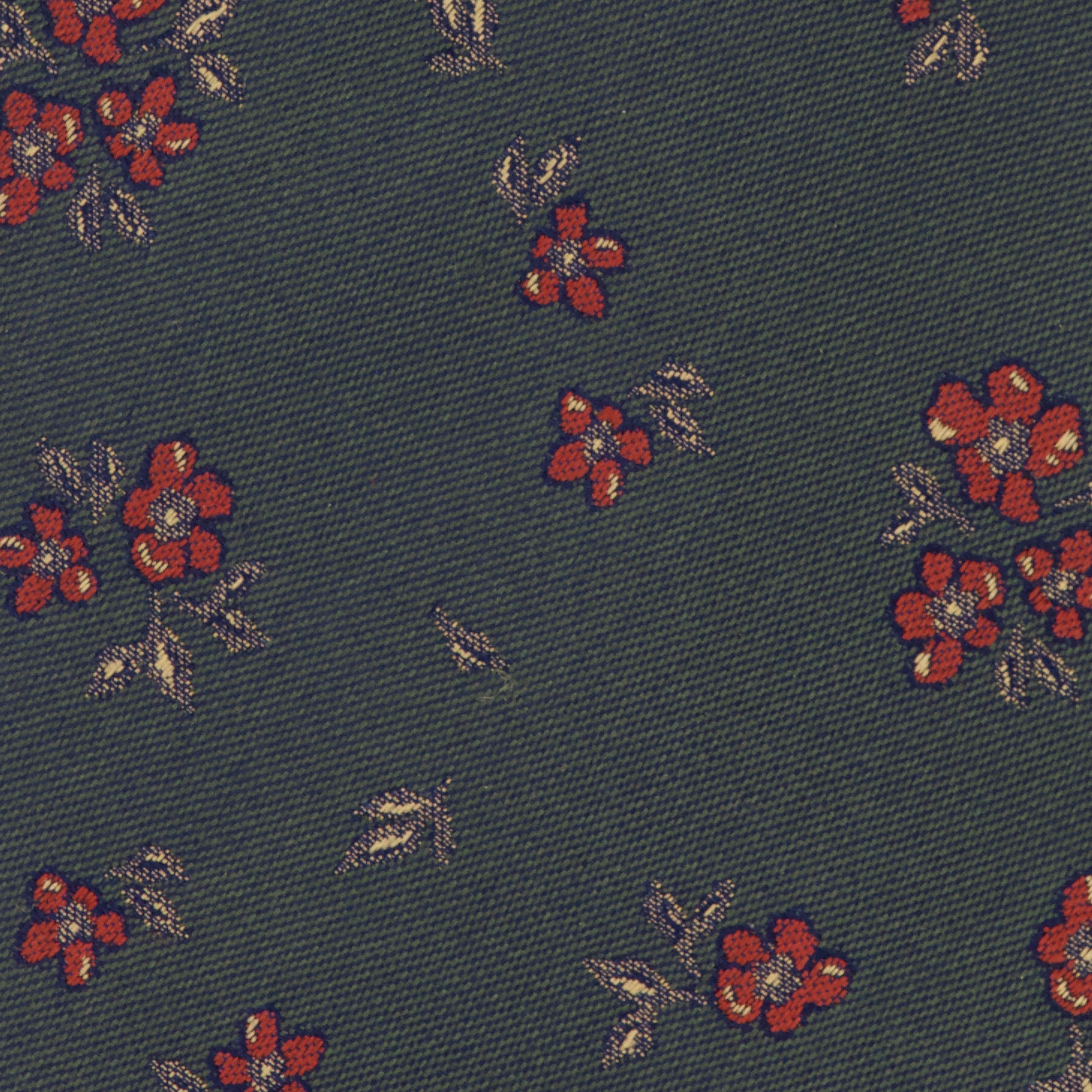 Fall Florals Hunter Green Tie sold by The Tie Bar product image thumbnail 3