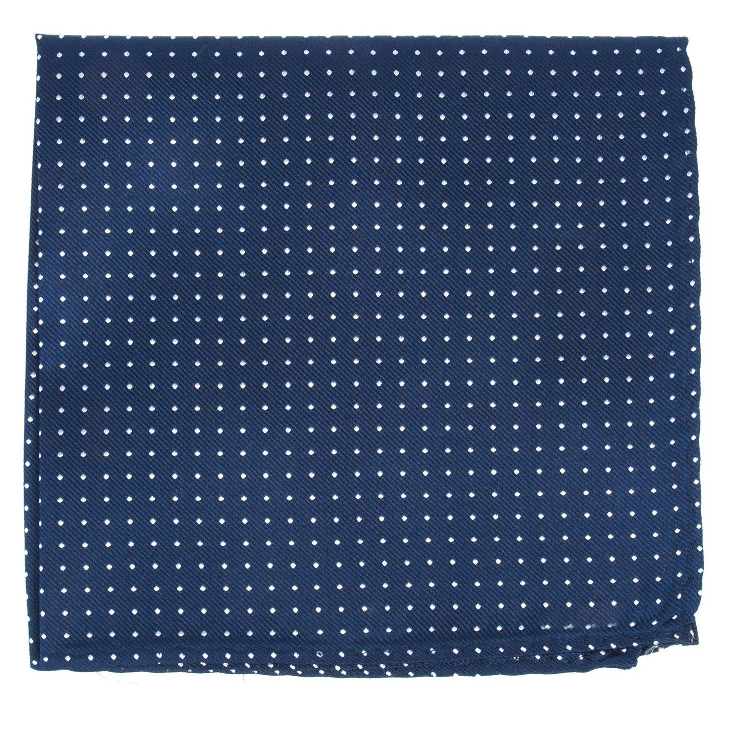 Mini Dots Navy Pocket Square sold by The Tie Bar