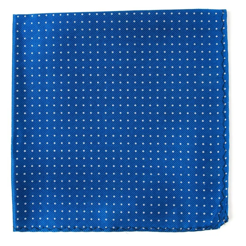 Mini Dots Royal Blue Pocket Square sold by The Tie Bar