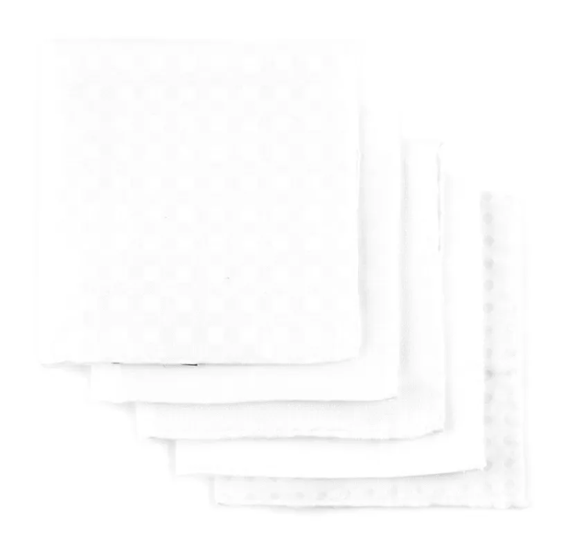 Basic White Pack Pocket Square sold by The Tie Bar