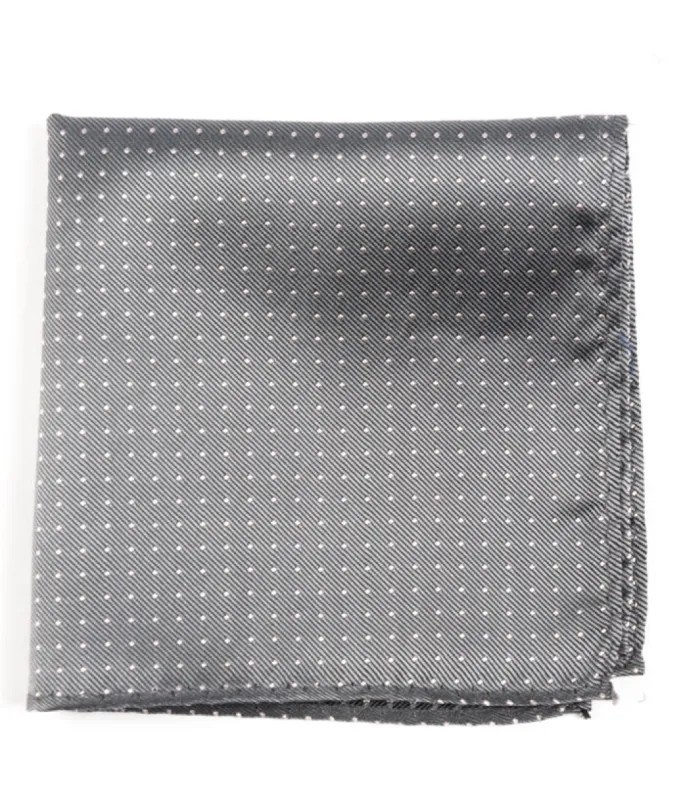 Mini Dots Grey Pocket Square sold by The Tie Bar