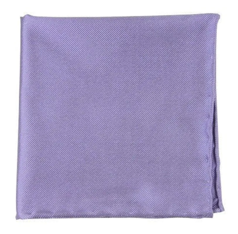 Solid Twill Lavender Pocket Square sold by The Tie Bar