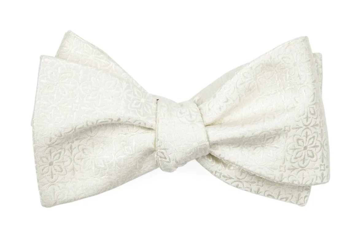 Opulent Ivory Bow Tie sold by The Tie Bar