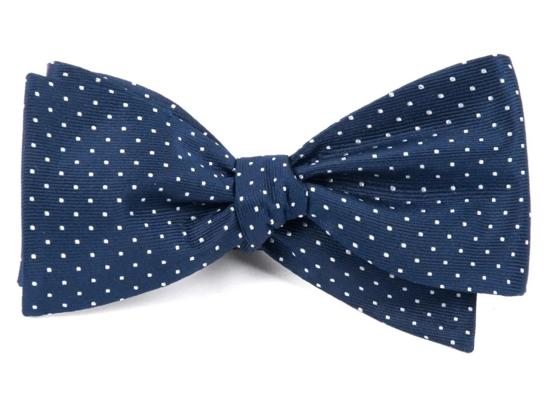 Mini Dots Navy Bow Tie sold by The Tie Bar