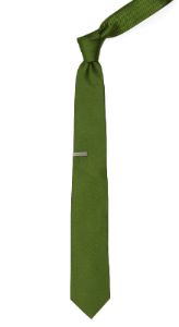 Skinny Solid Clover Green Tie sold by The Tie Bar