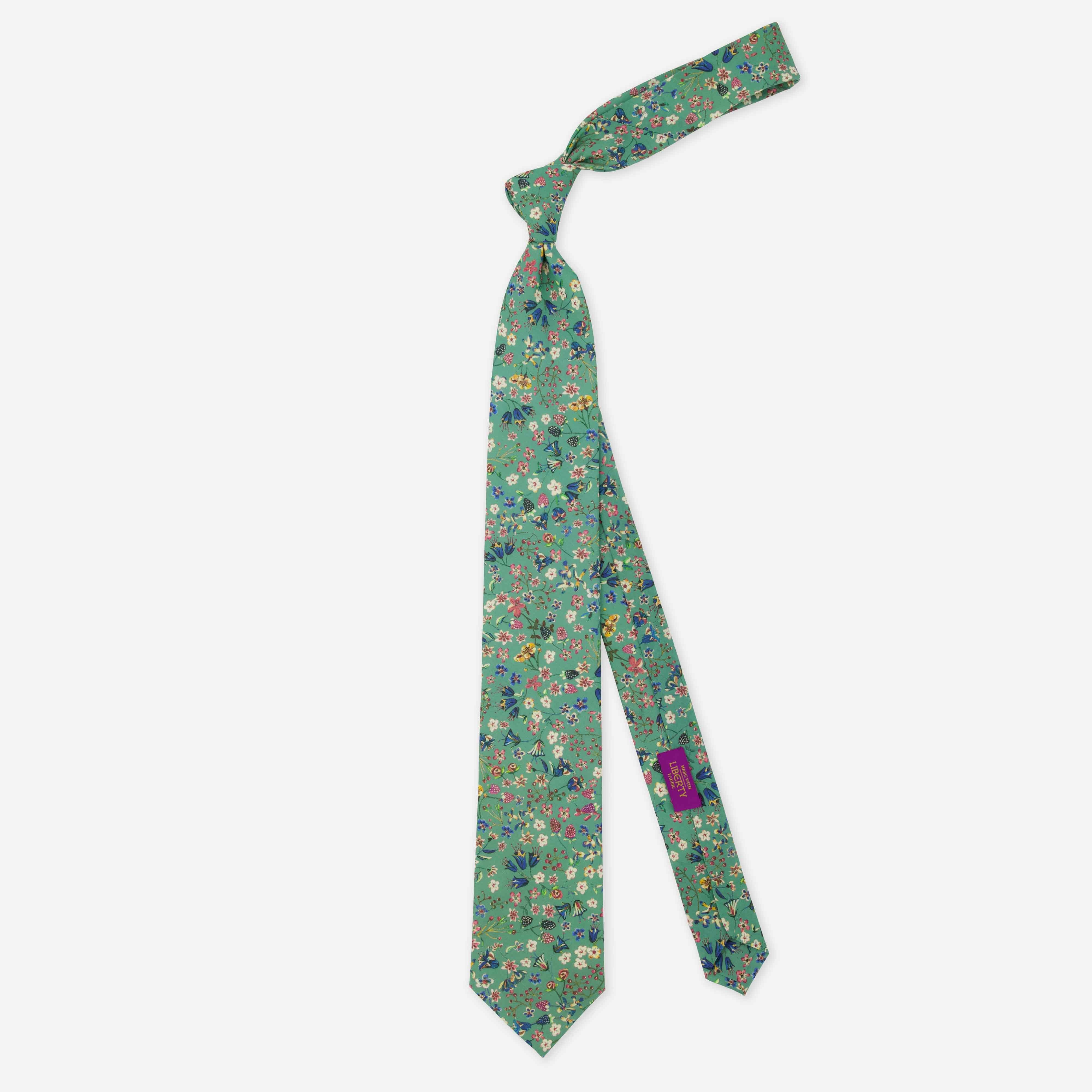 Donna Leigh Floral Jade Tie sold by The Tie Bar product image thumbnail 2