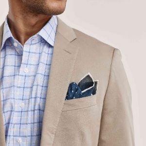 Classic Dot Navy Pocket Square sold by The Tie Bar