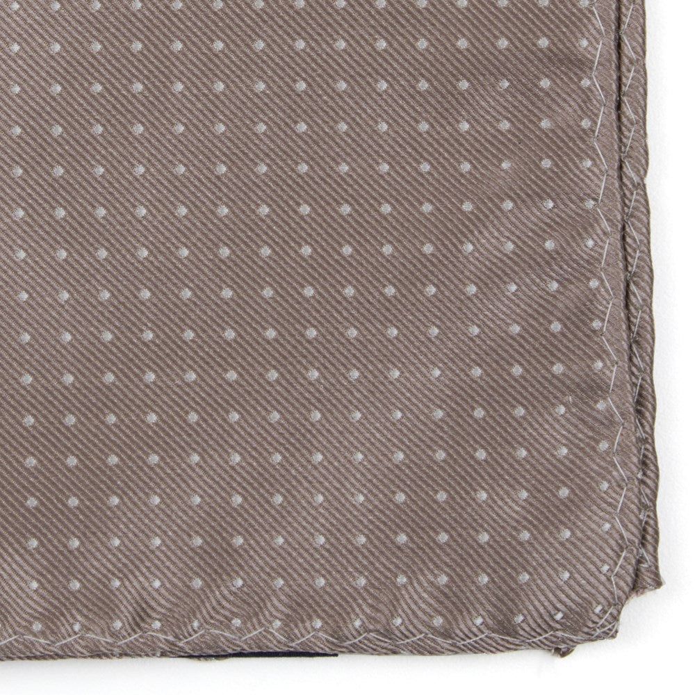 Mini Dots Sandstone Pocket Square sold by The Tie Bar product image thumbnail 2