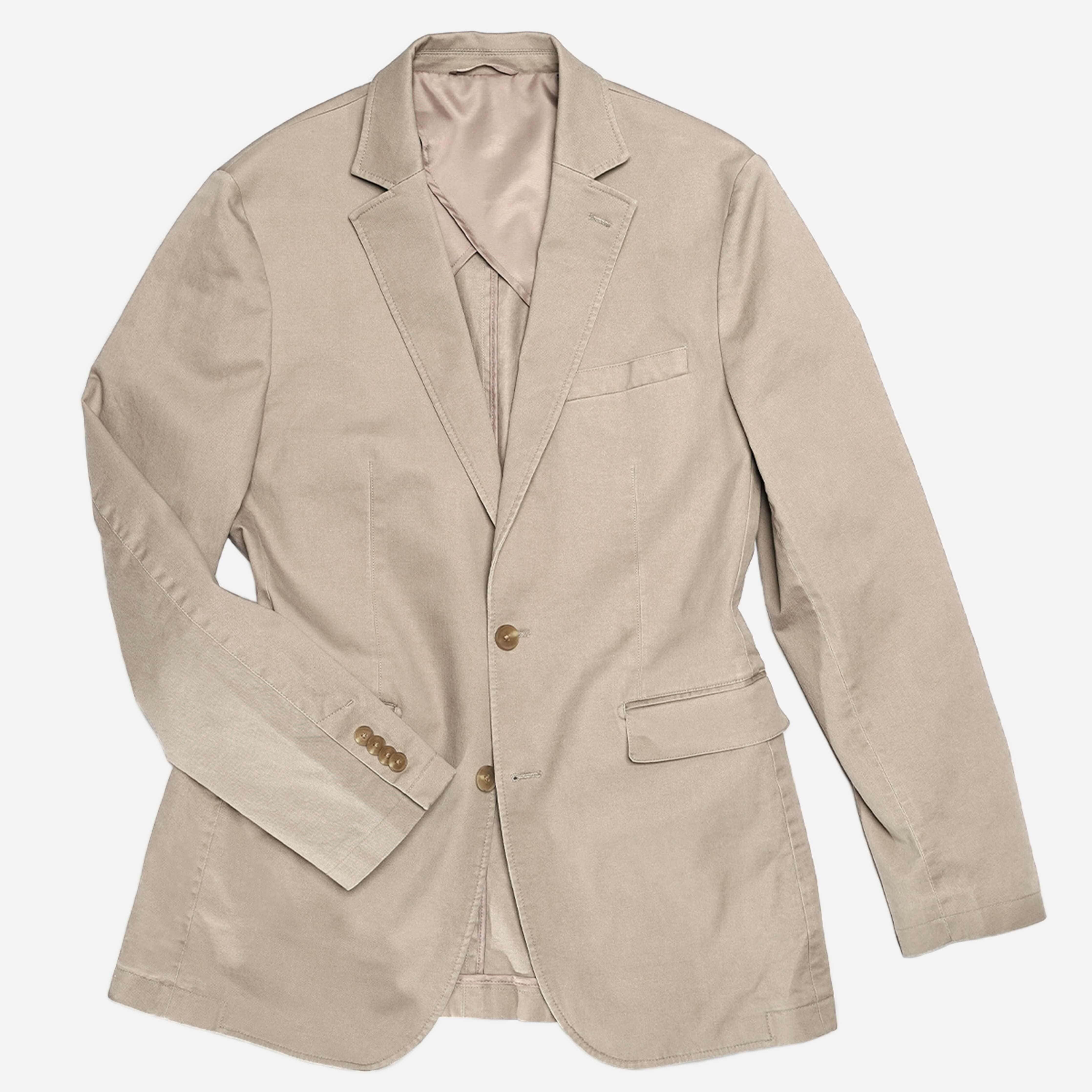 The Cotton Miracle British Tan Jacket sold by The Tie Bar product image thumbnail 2