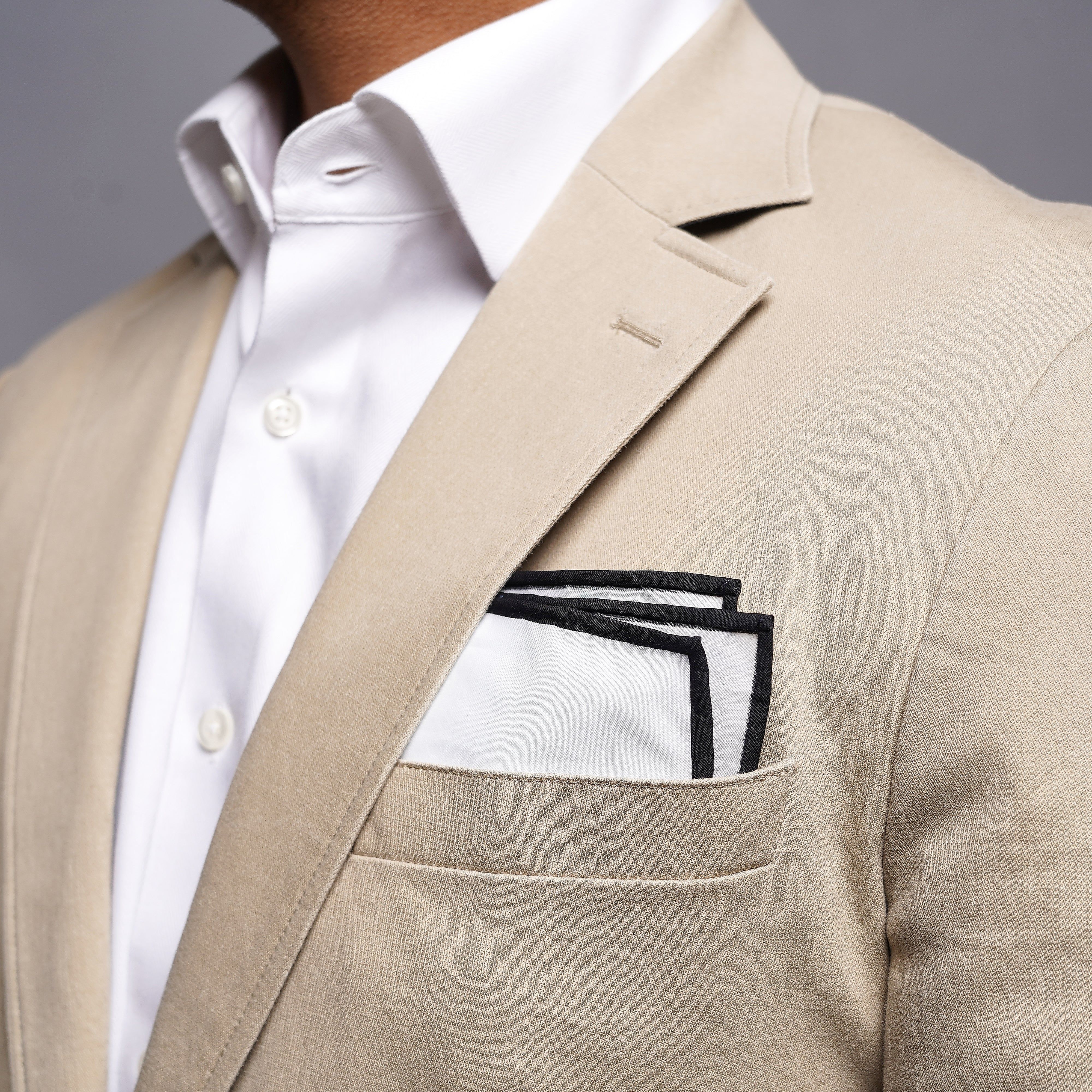 The Cotton Miracle British Tan Jacket sold by The Tie Bar product image thumbnail 4