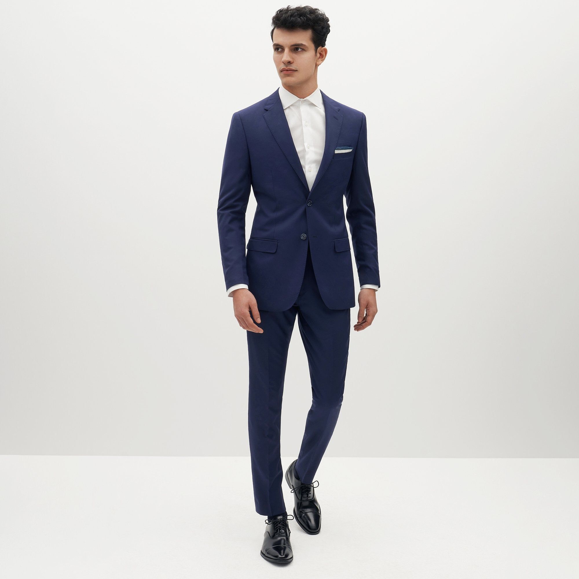Brilliant Blue Suit Jacket by SuitShop sold by The Tie Bar product image thumbnail 2