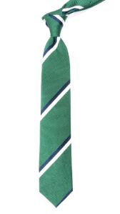 Ad Stripe Clover Green Tie sold by The Tie Bar