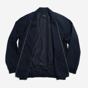 Navy Bomber Jacket sold by The Tie Bar