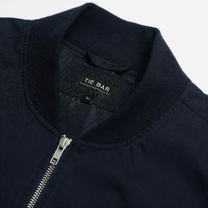 Navy Bomber Jacket sold by The Tie Bar