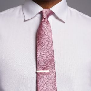 Herringbone Vow Dusty Rose Tie sold by The Tie Bar