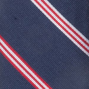 Topside Stripe Navy Tie sold by The Tie Bar