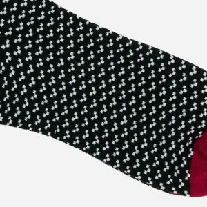 Fairisle Black Dress Socks sold by The Tie Bar