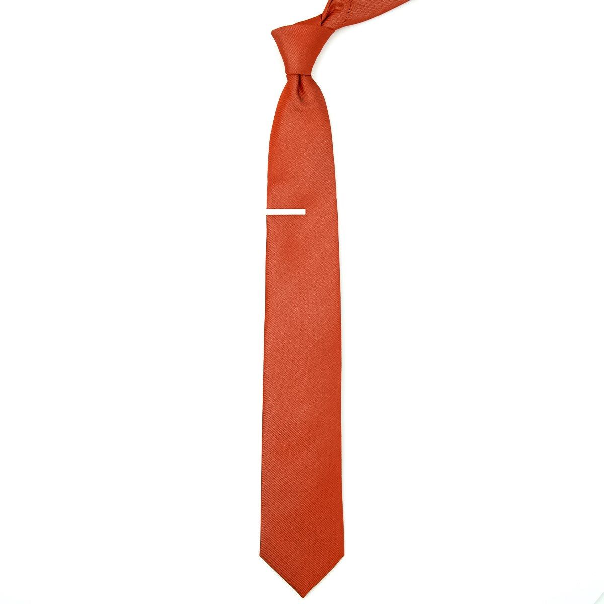 Grosgrain Solid Rust Tie sold by The Tie Bar product image thumbnail 2