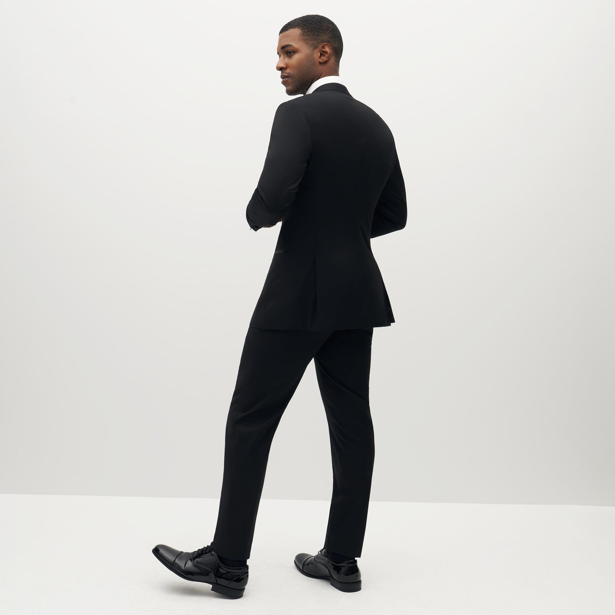 Classic Black Tuxedo Jacket by SuitShop sold by The Tie Bar product image thumbnail 4