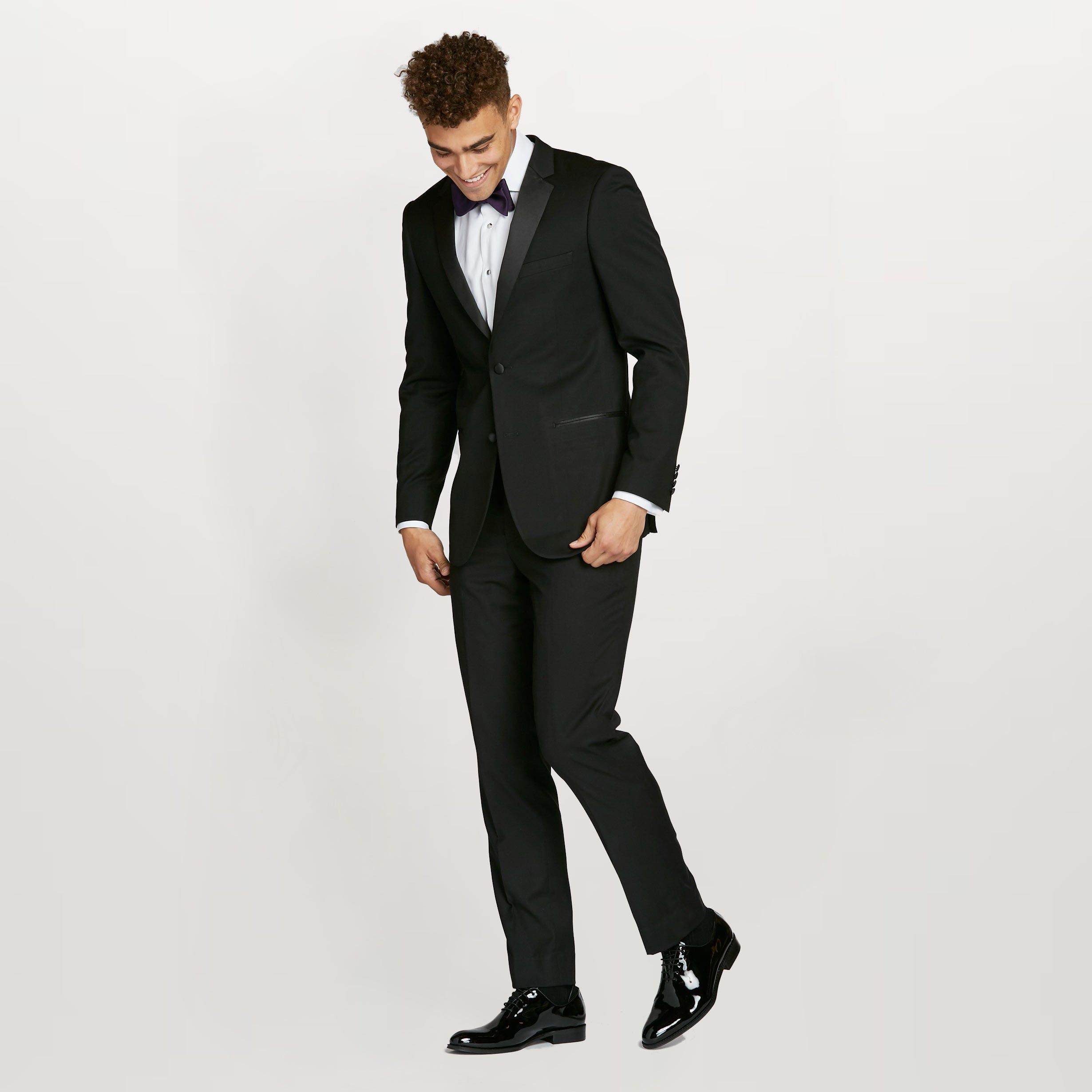 Classic Black Tuxedo Jacket by SuitShop sold by The Tie Bar product image thumbnail 5