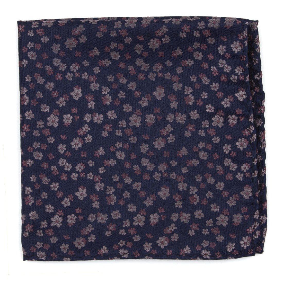 Free Fall Floral Purple Pocket Square sold by The Tie Bar