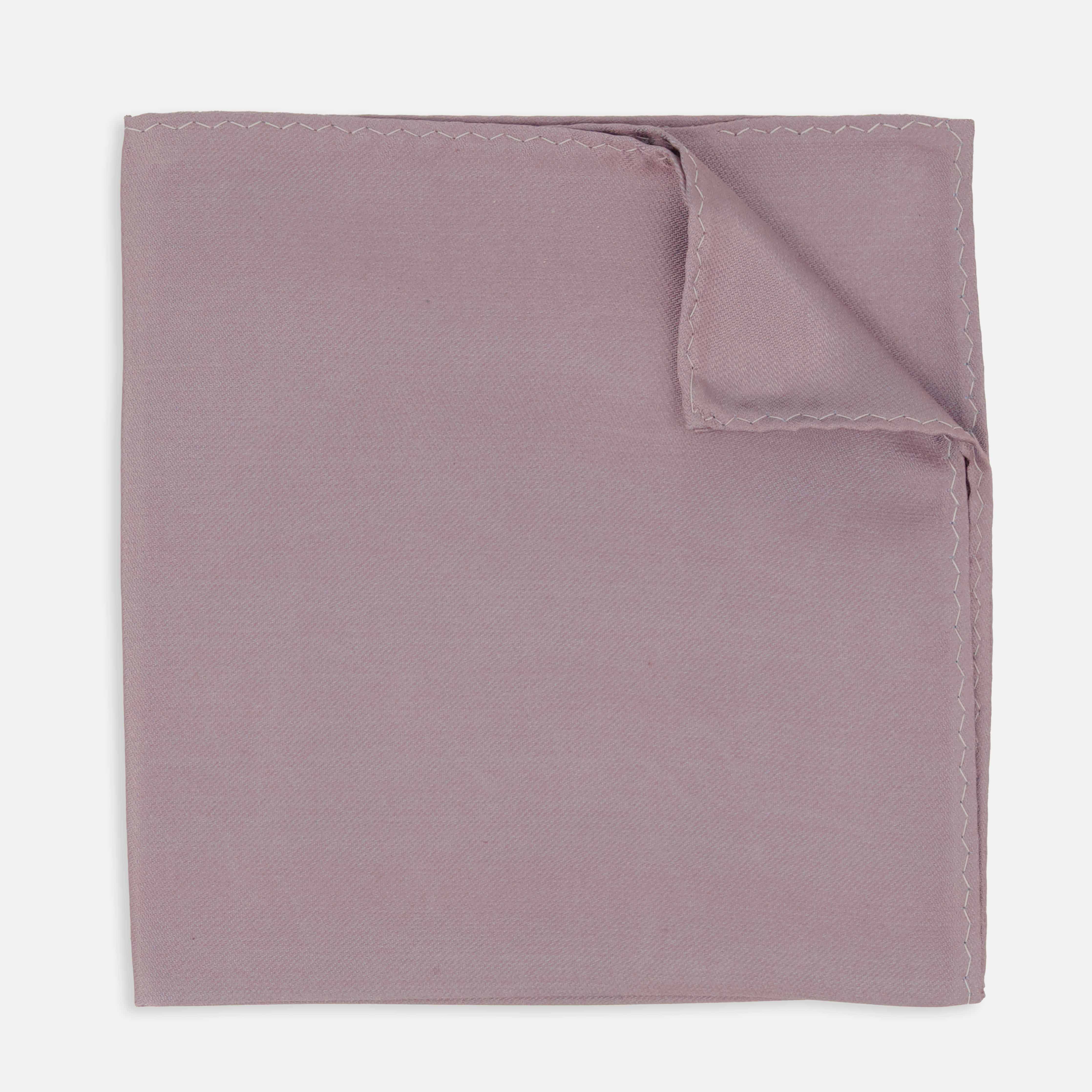 Mumu Weddings - Desert Solid Dusty Purple Pocket Square sold by The Tie Bar