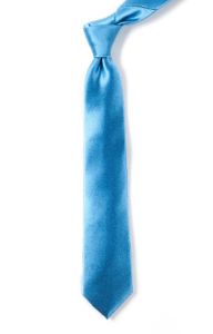 Solid Satin Mystic Blue Tie sold by The Tie Bar