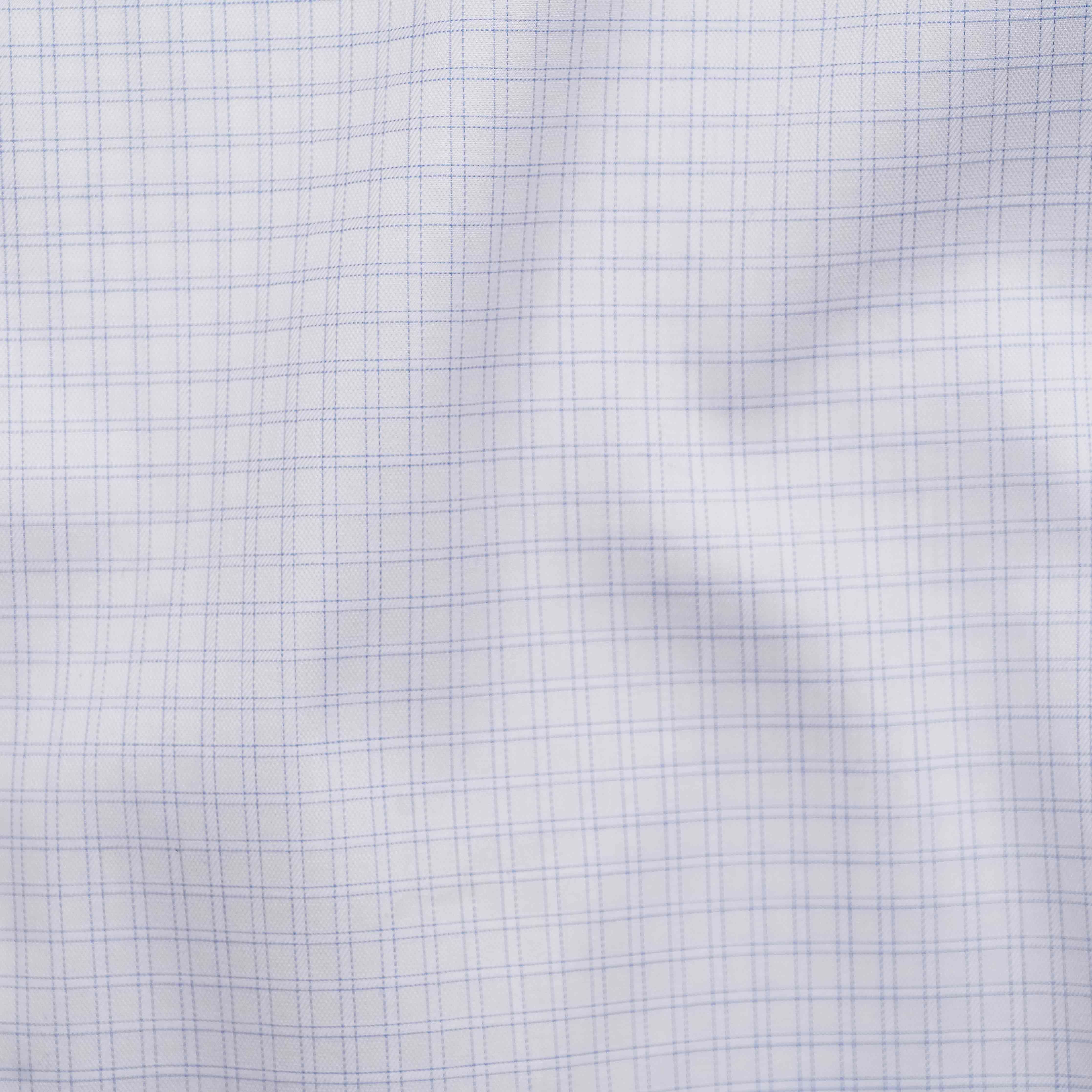Mini Check Light Blue Dress Shirt sold by The Tie Bar product image thumbnail 4