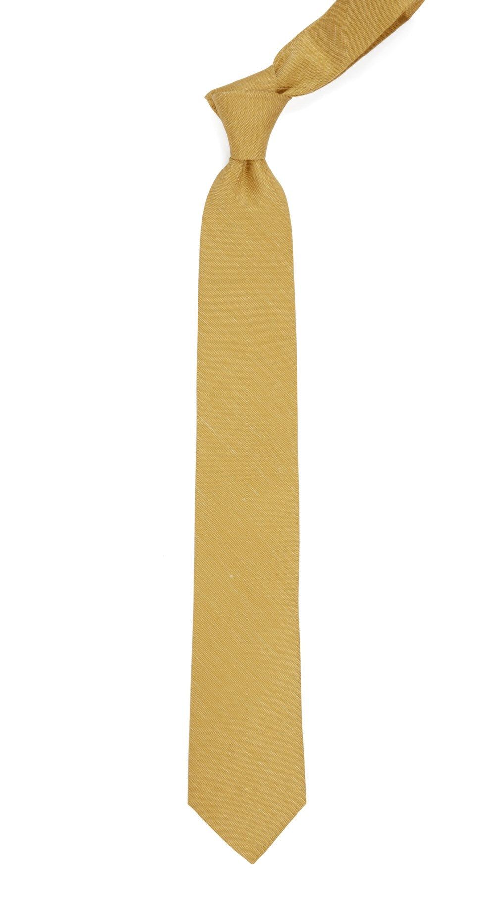 Sand Wash Solid Mustard Tie sold by The Tie Bar product image thumbnail 2