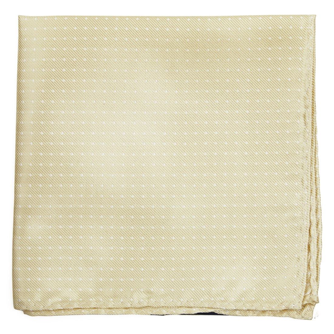 Mini Dots Butter Pocket Square sold by The Tie Bar