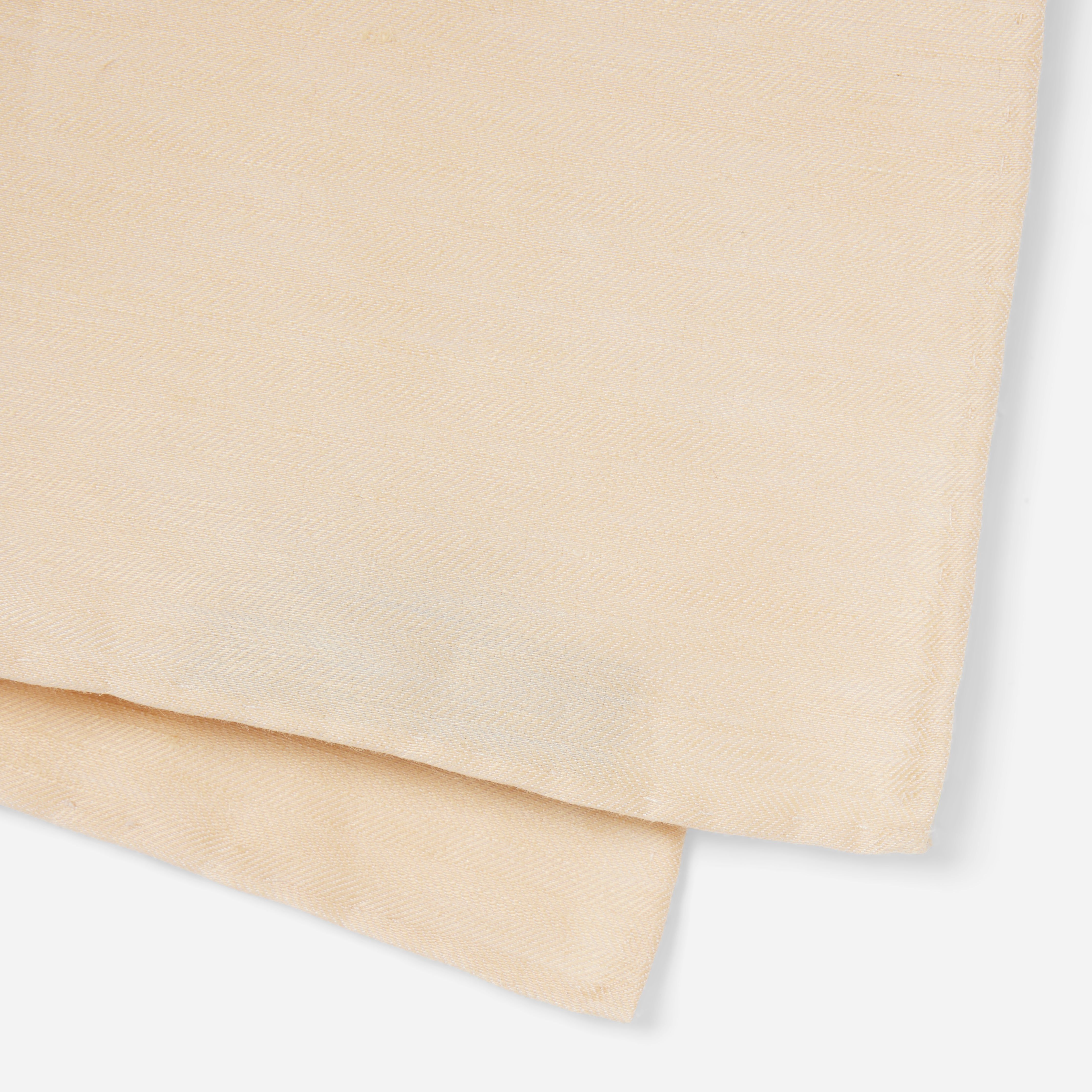 Linen Row Light Champagne Pocket Square sold by The Tie Bar product image thumbnail 3