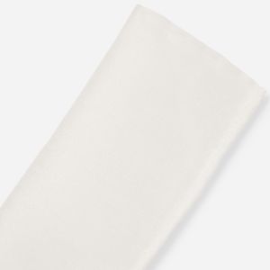 Linen Row Ivory Pocket Square sold by The Tie Bar