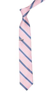 Topside Stripe Pink Tie sold by The Tie Bar