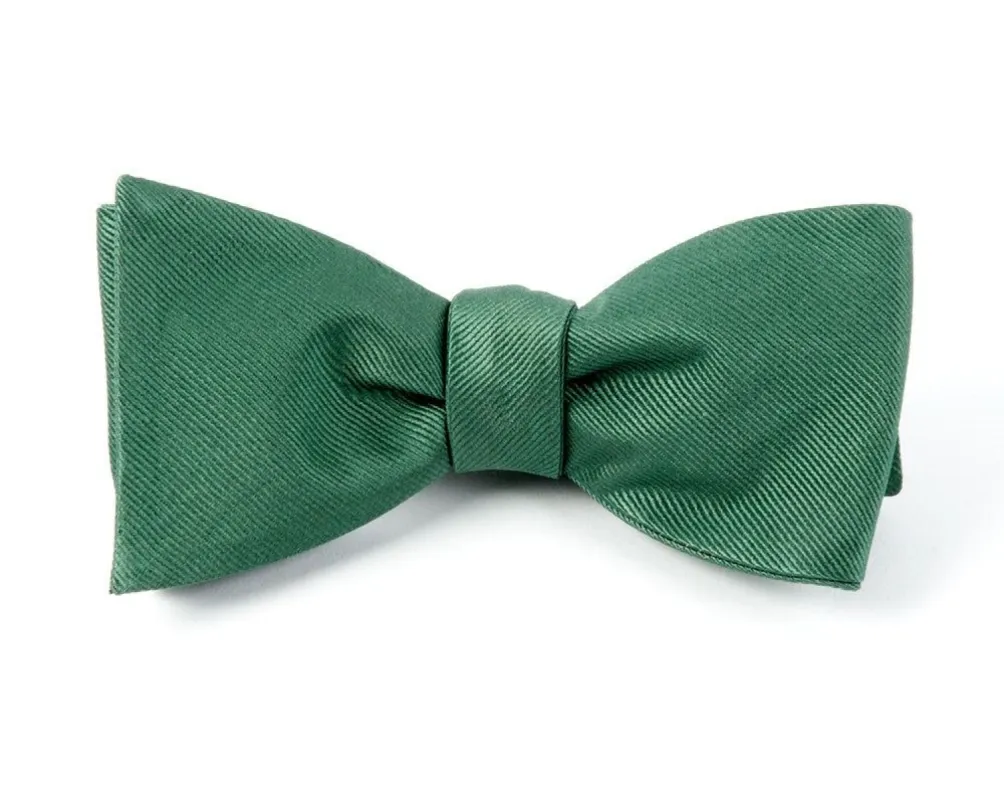 Grosgrain Solid Eucalyptus Green Bow Tie sold by The Tie Bar
