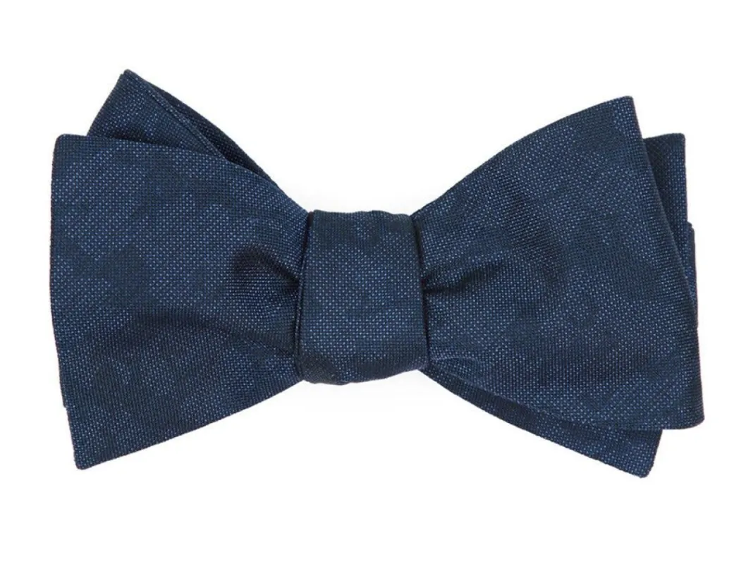 Refinado Floral Navy Bow Tie sold by The Tie Bar
