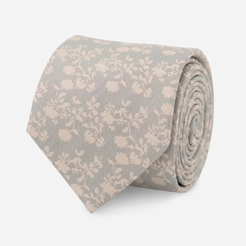 Entwined Floral Pale Aqua Tie sold by The Tie Bar