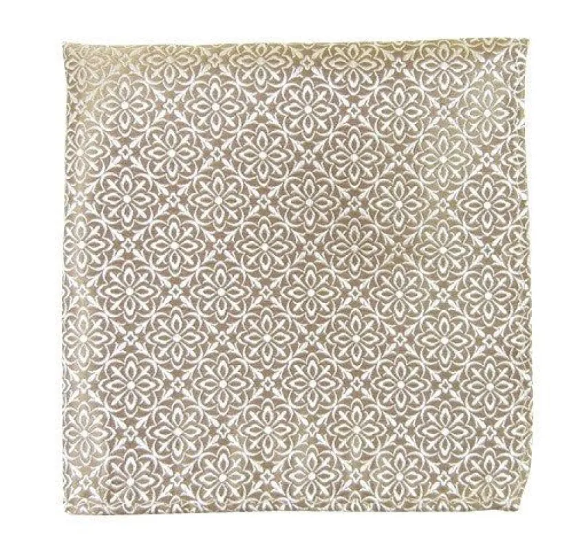 Opulent Champagne Pocket Square sold by The Tie Bar