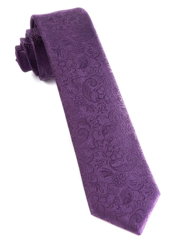 Ceremony Paisley Eggplant Tie sold by The Tie Bar