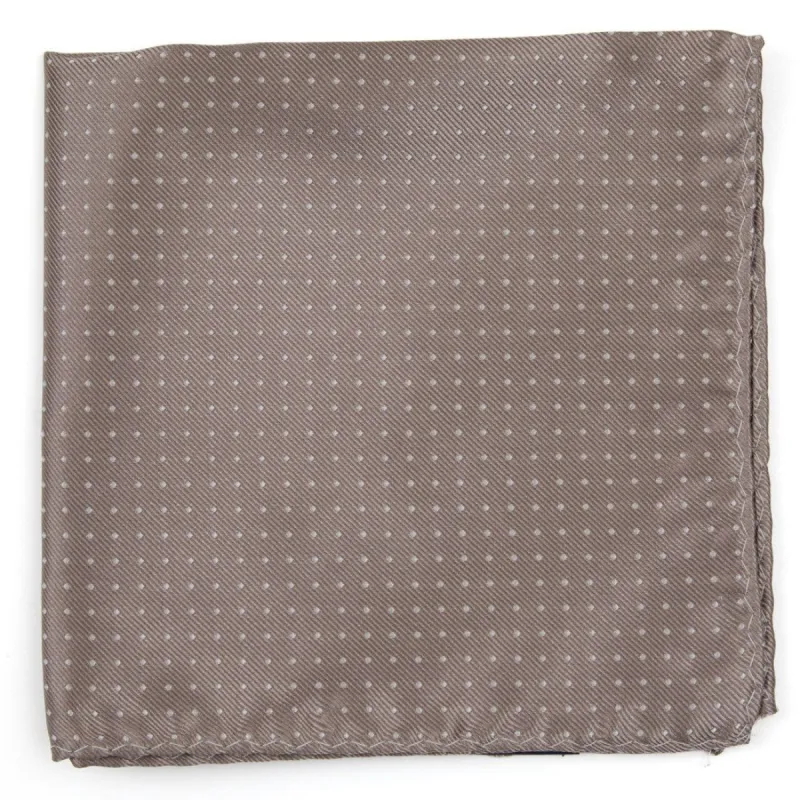 Mini Dots Sandstone Pocket Square sold by The Tie Bar