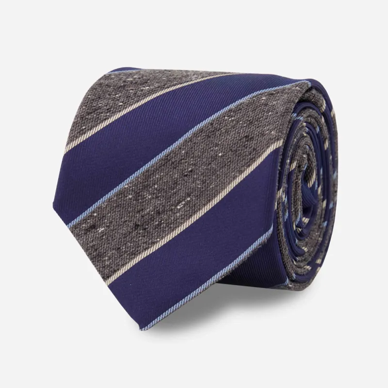 Classico Stripe Grey Tie sold by The Tie Bar