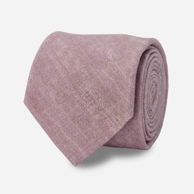 Soulmate Solid Mauve Tie sold by The Tie Bar