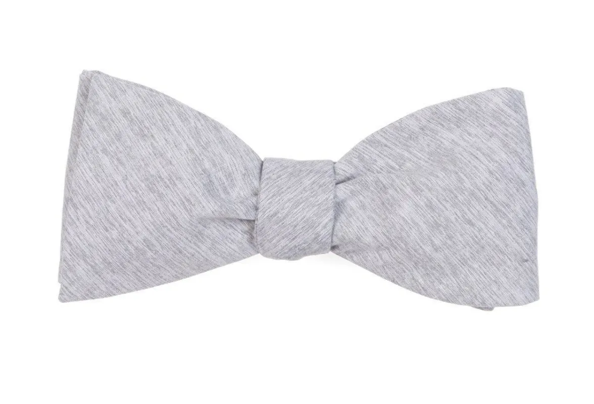Sunset Solid Grey Bow Tie sold by The Tie Bar