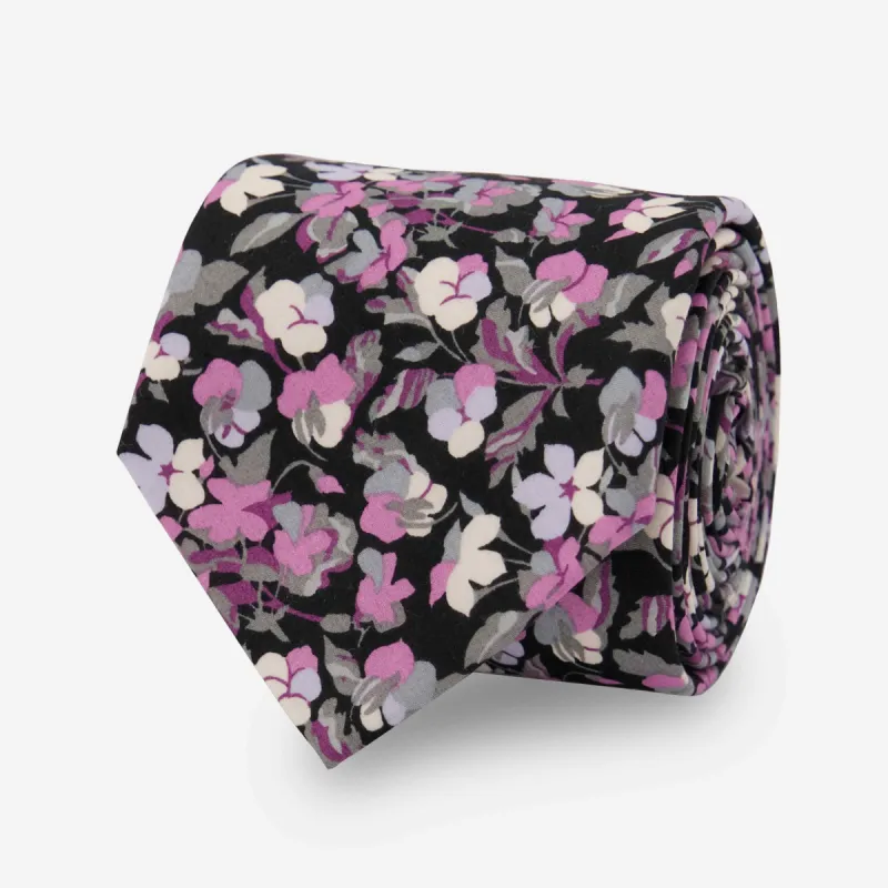 Sarah Floral Lilac Tie sold by The Tie Bar