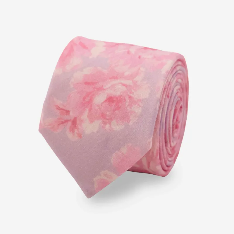 Mumu Weddings - Blushing Floral Lavender Tie sold by The Tie Bar