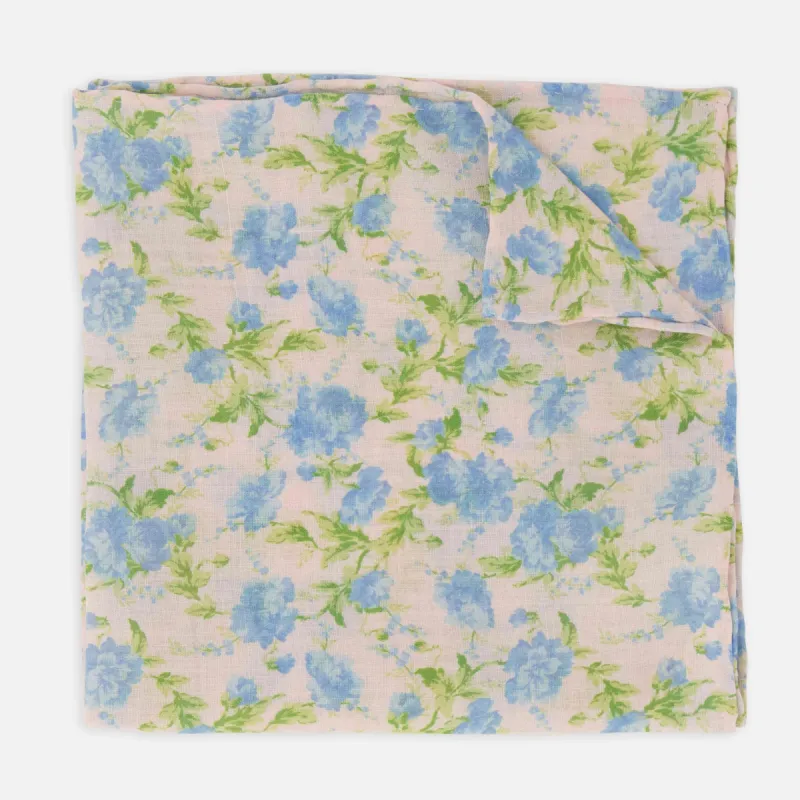 Mumu Weddings - Charming Rose Blush Pink Pocket Square sold by The Tie Bar