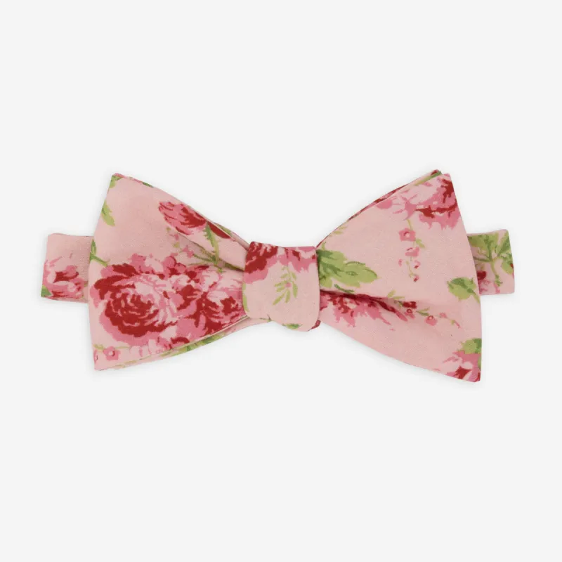 Mumu Weddings - Garden Romantic Blush Pink Bow Tie sold by The Tie Bar