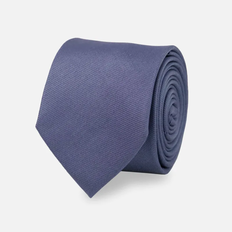 Mumu Weddings - Desert Solid Slate Blue Tie sold by The Tie Bar