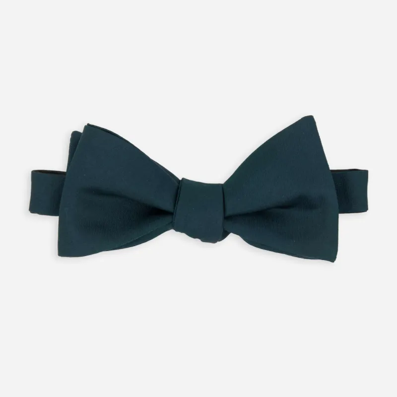 Mumu Weddings - Desert Solid Emerald Green Bow Tie sold by The Tie Bar