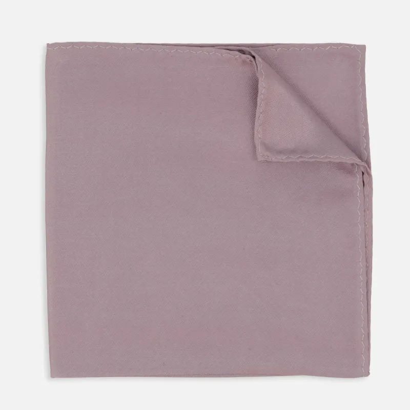 Mumu Weddings - Desert Solid Dusty Purple Pocket Square sold by The Tie Bar